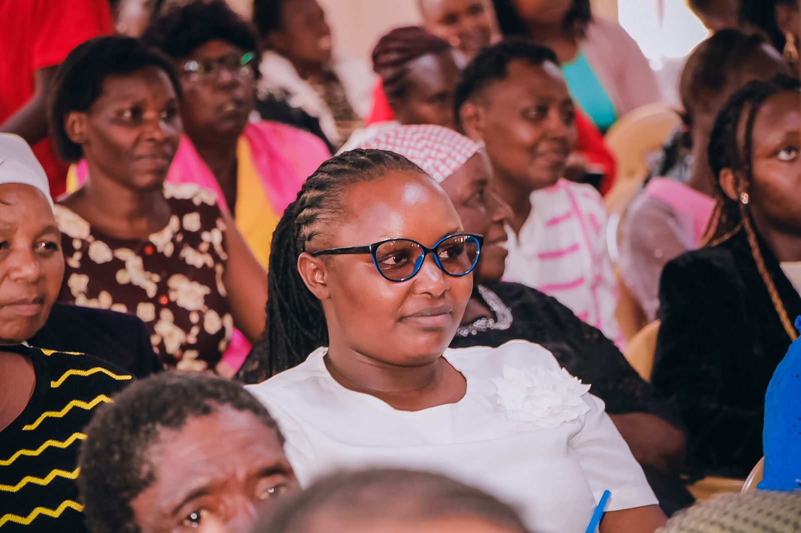 Congregation in worship